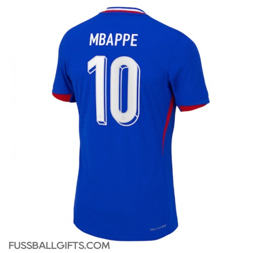 Frankreich Kylian Mbappe #10 Fußballbekleidung Heimtrikot EM 2024 Kurzarm